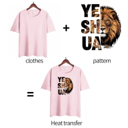 Fashion Letter Lion Animal Heat Transfer Patches For Clothes DIY A-Level Washable T-shirts Iron-on Thermal Stickers