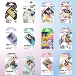 10/20 Sheets White Monochrome Rainbow Fujifilm Instax Mini Film Mini 12 Photo Paper For Instant Mini 11 9 7s 8 70 90 Evo Camera
