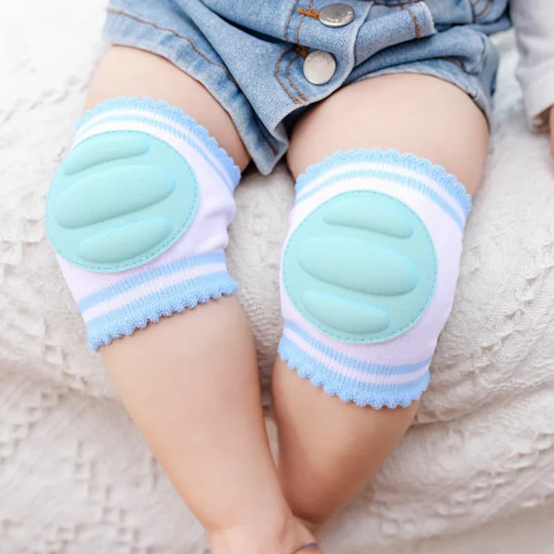 1 Pair Kids Safety Crawling Elbow Kneepad Cushion Toddlers Baby Girls Boys Knee Pads Protector Safety Mesh Infant Leg Warmer