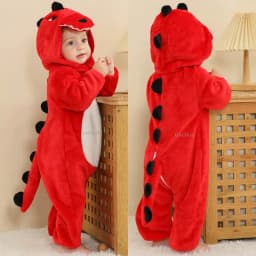 Cartoon Flannel Baby Rompers Unicorn Rabbit Dinosaur Pajamas Cotton Baby Boy Girls Animal Costume Baby Jumpsuit Kigurumi Outfits