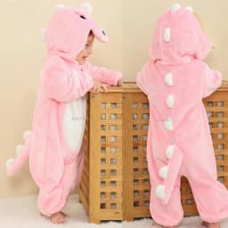 Cartoon Flannel Baby Rompers Unicorn Rabbit Dinosaur Pajamas Cotton Baby Boy Girls Animal Costume Baby Jumpsuit Kigurumi Outfits