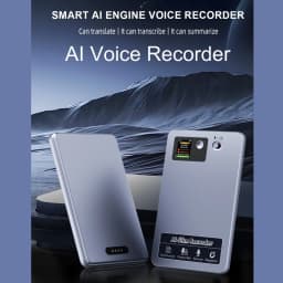 118 Languages 64GB Memory Audio Recorder 400ma Lectures Meeting AI Voice Recorder Device for Magnetic Attachment iPhone
