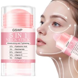 GSWP 5-in-1 Neck Lift Cream, Containing Collagen and Niacinamide, for Lifting, Firming and Anti-Wrinkle Skincare. 40g/80g