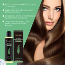 Rosemary Shampoo Hair Growth Deep Cleansing Scalp Anti Dandruff Oil Control Strengthening Root Nourish Hair Volumizing Shampoo