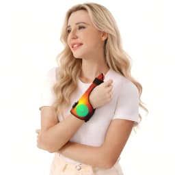 Electric Heating Thumb Support - Vibration Massager Hot Compress Relieves Wrist Fatigue Discomfort 3-Level Timer Tenosynovitis