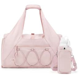 Large Capacity Fitness Bag Women Sports Yoga Handbag Lightweight Multi-Layer Travel Bag Dry and Wet Separation Shoulder Bags