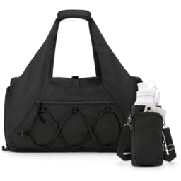 Large Capacity Fitness Bag Women Sports Yoga Handbag Lightweight Multi-Layer Travel Bag Dry and Wet Separation Shoulder Bags