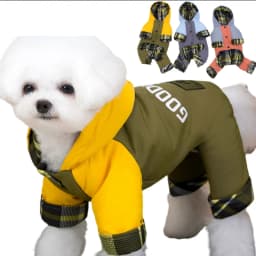 Waterproof Pet Jumpsuits Winter Fleece Dog Clothes Coat with D-ring For Small Dogs Yorkshire Bichon Puppy Clothing ropa perro