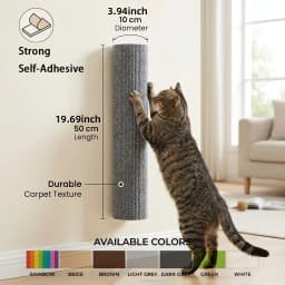 High-Adhesion Cat Scratching Post,Pet Toy,Suitable for Cats' Indoor Claw Sharpening Play,Furniture Protection Scratching Board