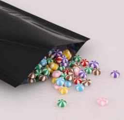 Variety of Sizes Reusable Packaging Bag Heat Sealing Open Top Aluminum Foil Vacuum Package Pouch Red Flat Mylar Bags 100pcs/lot