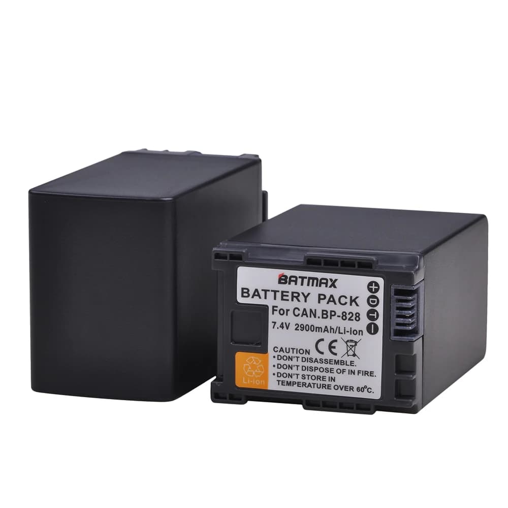 Batmax BP-828 BP828 2900mAh battery for Canon VIXIA XA20,XA25,XA35, XA40, XA45, XA50, XA55, XA65,XA70,XA75,HF G30,G40,XF400