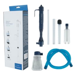 Electric Aquarium Siphon Cleaner Fish Tank Vacuum Gravel Cleaning Tool Water Changer with Air-Pressing Button Aquarium Accessory