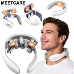 TENS Pulse Back Neck Massage 4 Models Electric Smart Shoulder Cervical Massager Muscle Beating Skin Care Tool