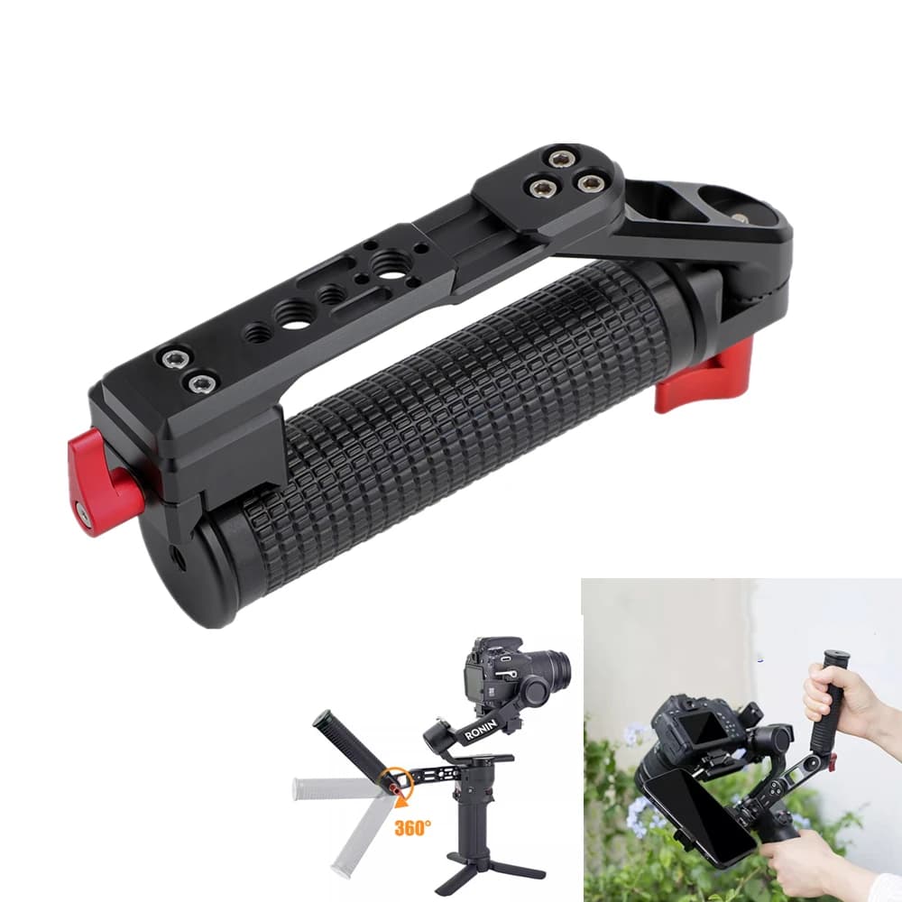 Adjustable Sling Handheld Gimbal Handle Grip Aluminum Bracket for DJI Ronin RS4/4Pro RS2 RSC2 RS3PRO RS3 Mini Stabilizer Grip