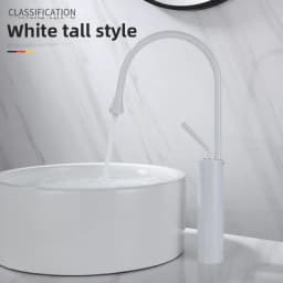 Modern Basin Faucet Brushed Gold Black Silver Faucet Deck Mounted Basin Sink Tap Mixer Hot Cold Brass Tap for Bathroom
