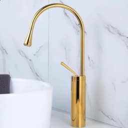 Modern Basin Faucet Brushed Gold Black Silver Faucet Deck Mounted Basin Sink Tap Mixer Hot Cold Brass Tap for Bathroom