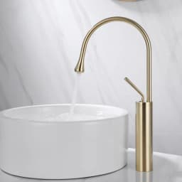 Modern Basin Faucet Brushed Gold Black Silver Faucet Deck Mounted Basin Sink Tap Mixer Hot Cold Brass Tap for Bathroom