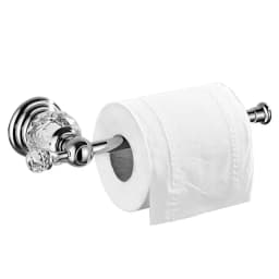 Gold Paper Roll Holder Crystal,Chrome Toilet Paper Holder, Crystal Bathroom Tissue Paper Holder Silver Toilet Roll Hanger Wall