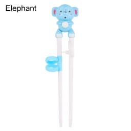 1 Pair Cartoon Animal Head Chopsticks Children Eating Training Chopsticks Baby Safty Learning Chopsticks Reusable Tableware