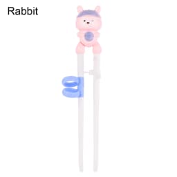 1 Pair Cartoon Animal Head Chopsticks Children Eating Training Chopsticks Baby Safty Learning Chopsticks Reusable Tableware