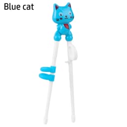 1 Pair Cartoon Animal Head Chopsticks Children Eating Training Chopsticks Baby Safty Learning Chopsticks Reusable Tableware