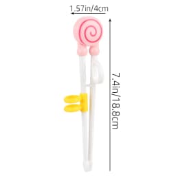 1 Pair Cartoon Animal Head Chopsticks Children Eating Training Chopsticks Baby Safty Learning Chopsticks Reusable Tableware