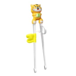 1 Pair Cartoon Animal Head Chopsticks Children Eating Training Chopsticks Baby Safty Learning Chopsticks Reusable Tableware