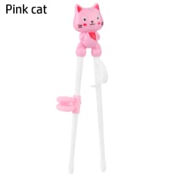 1 Pair Cartoon Animal Head Chopsticks Children Eating Training Chopsticks Baby Safty Learning Chopsticks Reusable Tableware