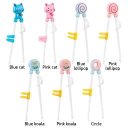 1 Pair Cartoon Animal Head Chopsticks Children Eating Training Chopsticks Baby Safty Learning Chopsticks Reusable Tableware