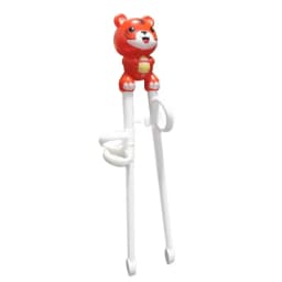 1 Pair Cartoon Animal Head Chopsticks Children Eating Training Chopsticks Baby Safty Learning Chopsticks Reusable Tableware