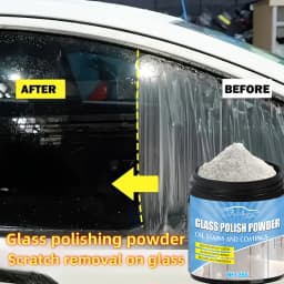 NEW! Glass Polishing Powder, Specially Designed to Repair Scratches, Enhance Clarity, Is Ideal for Vehicle Windows, Household Gl