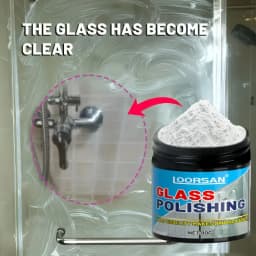 Glass Polishing Powder, Specially Designed to Repair Scratches, Enhance Clarity, Is Ideal for Vehicle Windows, Household Glass
