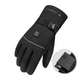 Winter Heated Gloves Men Women Thermal Motorcycle Heated Gloves for Snowmobile Windbreak Riding Warm Hand Gloves Warm Waterproof