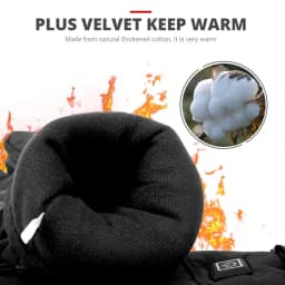 Winter Heated Gloves Men Women Thermal Motorcycle Heated Gloves for Snowmobile Windbreak Riding Warm Hand Gloves Warm Waterproof