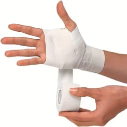 10Meters Sport Athletic Waterproof Cotton White Boxing Adhesive Tape Strain Injury Support Sport Binding Bandage