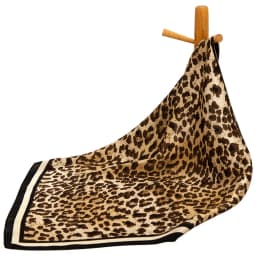 53 65 85cm 100% Real Silk Neck Scarves Woman Modern Square Classic Top Luxury Fall Scarf Kerchief Gift for Girls Leopard Print