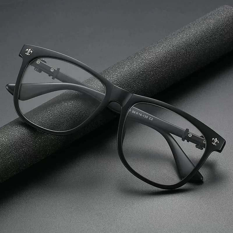Fashion Glasses Frame Women Anti Blue Light Men Business Large Square Eyeglasses Vintage Prescription Eyewear