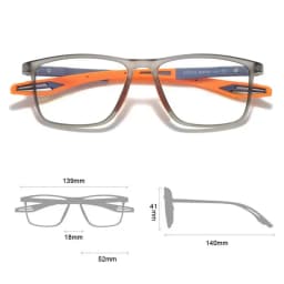 Unisex Blue Light Blocking Sports Glasses Fashion TR90 Frame Near Sight Myopia Eyewear Transparent Eyeglasses for Men Women