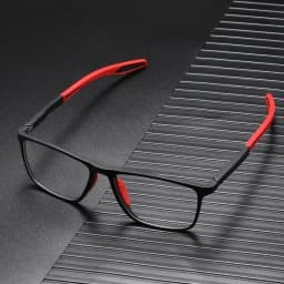 Unisex Blue Light Blocking Sports Glasses Fashion TR90 Frame Near Sight Myopia Eyewear Transparent Eyeglasses for Men Women