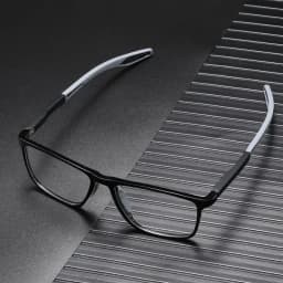 Unisex Blue Light Blocking Sports Glasses Fashion TR90 Frame Near Sight Myopia Eyewear Transparent Eyeglasses for Men Women