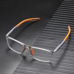 Unisex Blue Light Blocking Sports Glasses Fashion TR90 Frame Near Sight Myopia Eyewear Transparent Eyeglasses for Men Women