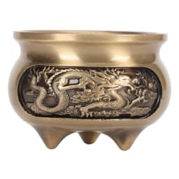 Brass Incense Burner Retro Nostalgia Rustproof Decorative Metal Incense Burner Holder with Incense Stick Holder Base