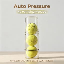 New Transparent Tennis Pressure Maintenance Can ABS Material 3 Balls Storage Portable Tennis Ball Pressure Keeping Container
