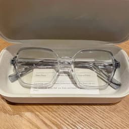 CLLOIO Ladies Trend Street Style Glasses Polygonal Gradual Change Frames Blue Light Filter Reading Glasses Customizable Myopia