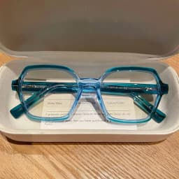 CLLOIO Ladies Trend Street Style Glasses Polygonal Gradual Change Frames Blue Light Filter Reading Glasses Customizable Myopia