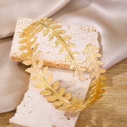 FTCY Boho Arm Bracelet for Women Vintage Geometric Gold Color Leaf Women's Arm Bangles Adjustable Jewelry