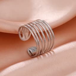 Skyrim Stainless Steel Women Rings Geometric Heart Aesthetic Adjustable Open Finger Ring Fashion Party Jewelry Gifts Wholesale