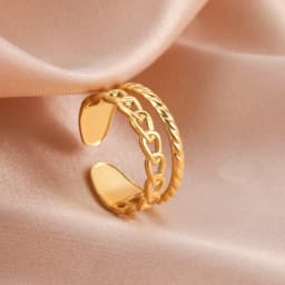 Skyrim Stainless Steel Women Rings Geometric Heart Aesthetic Adjustable Open Finger Ring Fashion Party Jewelry Gifts Wholesale
