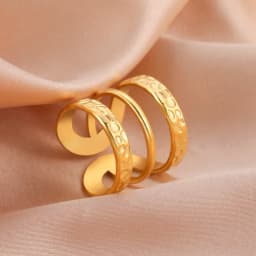 Skyrim Stainless Steel Women Rings Geometric Heart Aesthetic Adjustable Open Finger Ring Fashion Party Jewelry Gifts Wholesale