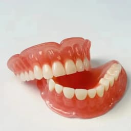 Premium Full‑Mouth Silicone Comfort Dentures for Adults, Soft Reline False Teeth Set with Storage Box Toothbrush Removal Hook